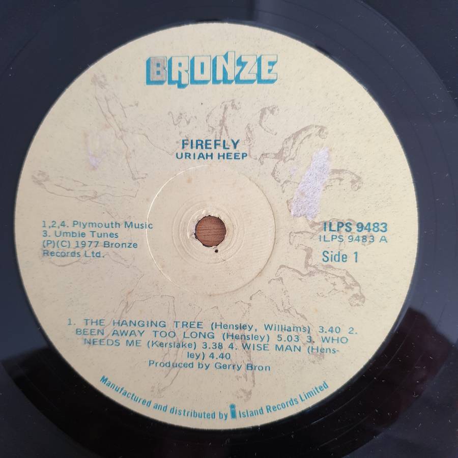 Uriah Heep - Firefly  - Vinyl LP Record (VG-)