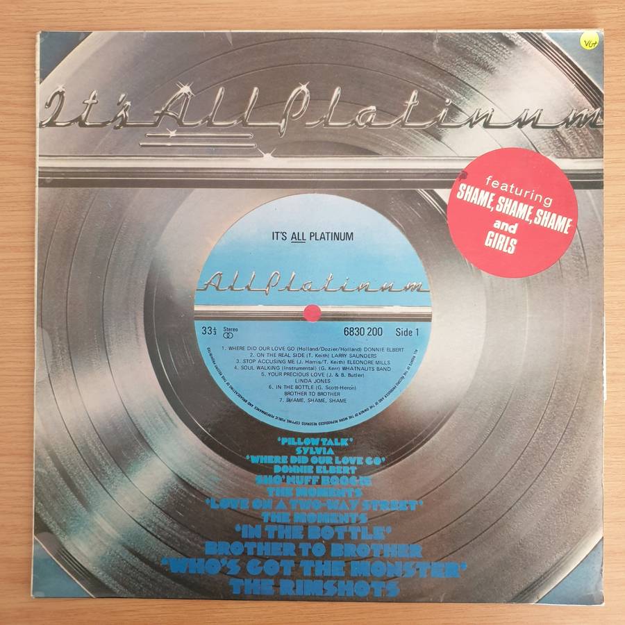 It's All Platinum - Various Artists - Vinyl LP Record (VG+)