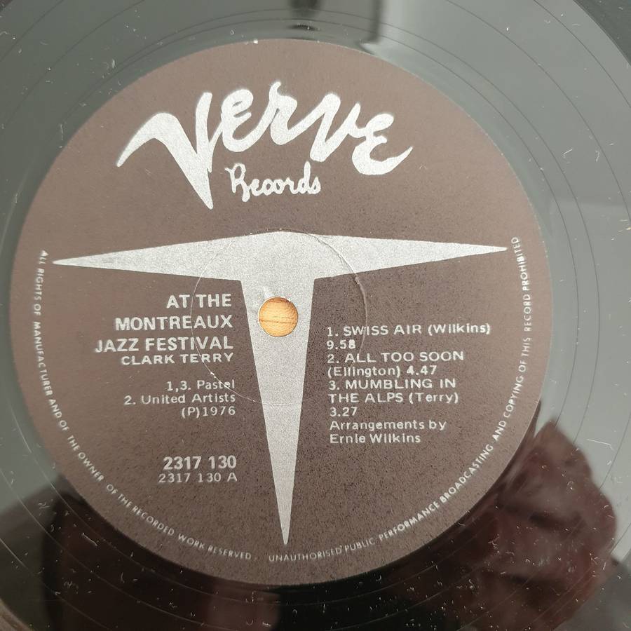 Clark Terry  At The Montreux Jazz Festival   Vinyl LP Record  (VG-)