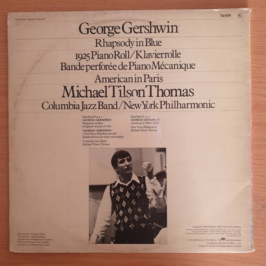 George Gershwin  Rhapsody In Blue - The 1925 Piano Roll  Accompanied By Michael Tilson Thom...