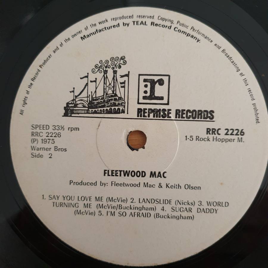 Fleetwood Mac  Fleetwood Mac (Rhodesia) - Vinyl LP Record (VG+)