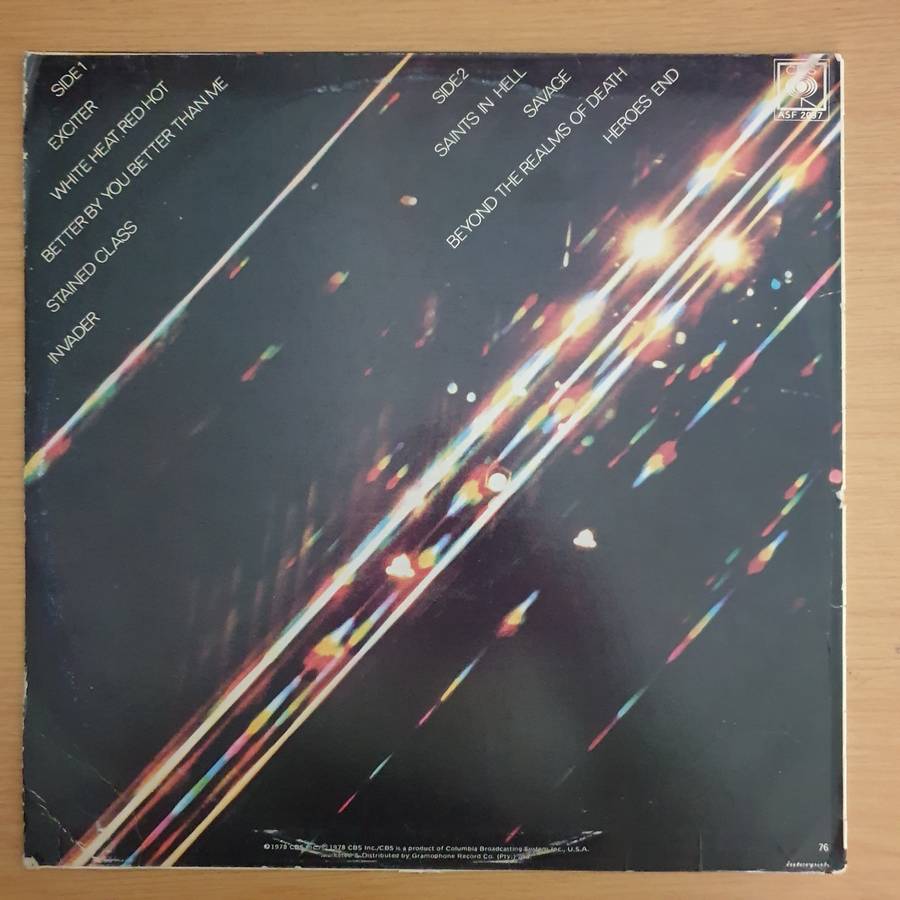 Judas Priest  Stained Class - Vinyl LP Record (VG+)