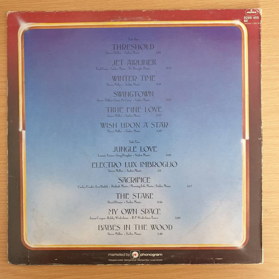 Steve Miller Band  Book Of Dreams (UK)  - Vinyl LP Record (VG+)