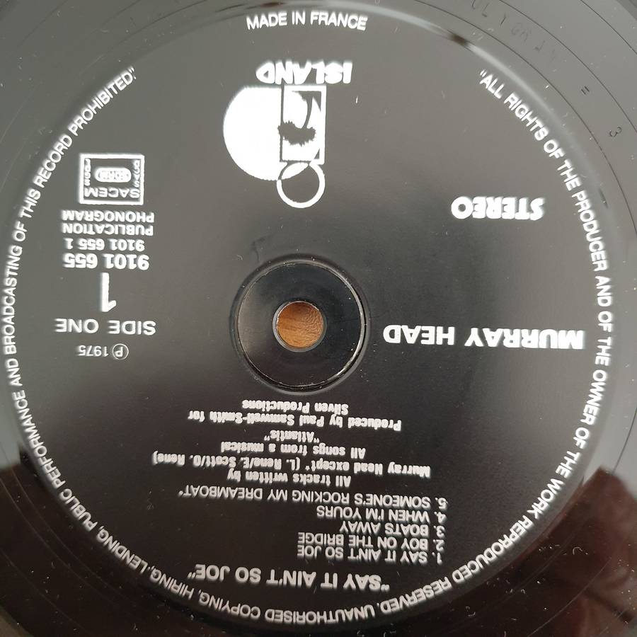 Murray Head  Say It Ain't So (France) - Vinyl LP Record (VG+)