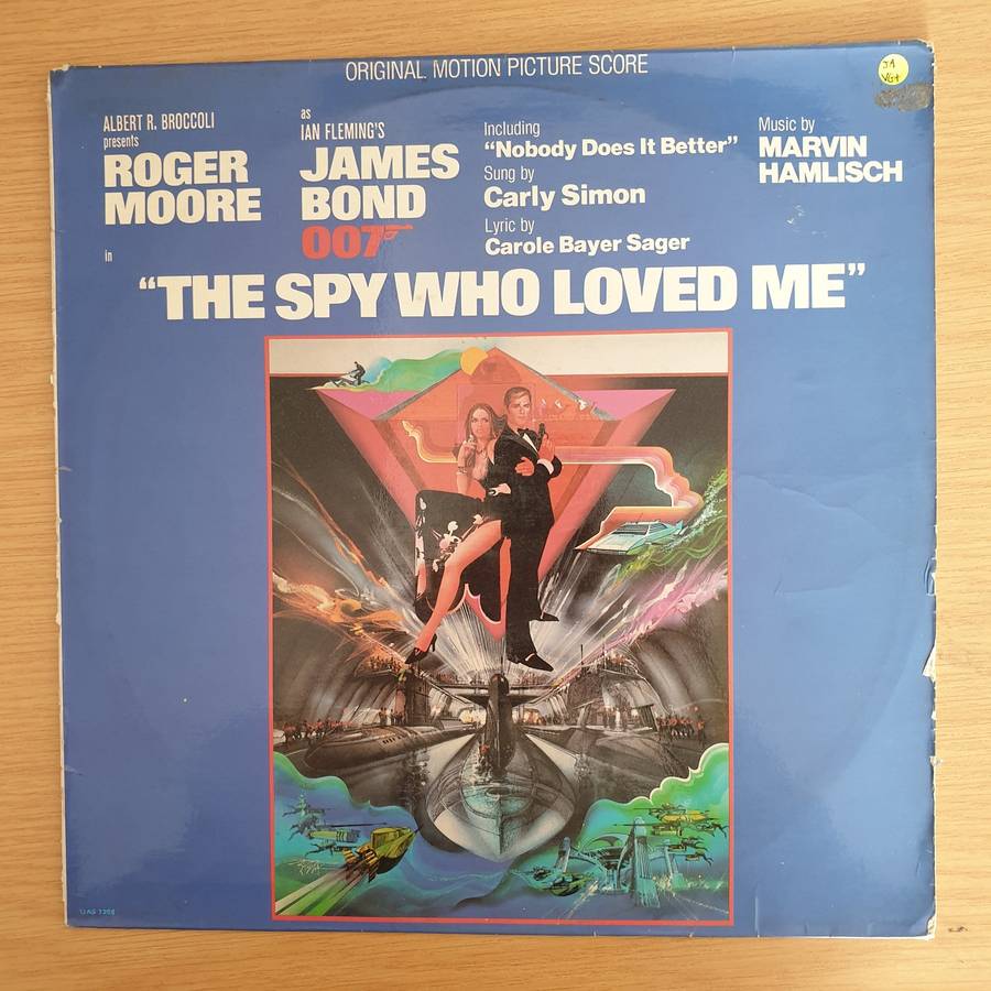 James Bond - The Spy Who Loved Me (Original Motion Picture Score) - Marvin Hamlisch  Vinyl LP ...