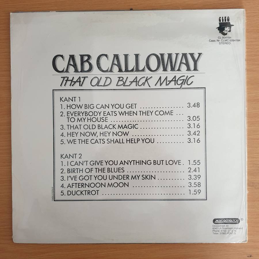 Cab Calloway  That Old Black Magic  Vinyl LP Record (VG+)