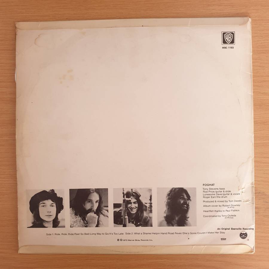 Foghat  Foghat - Vinyl LP Record (VG+)