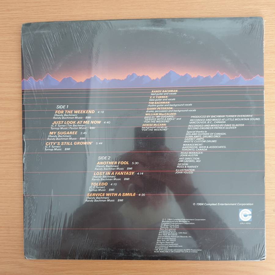 Bachman-Turner Overdrive  BTO  - Vinyl LP Record (VG+)