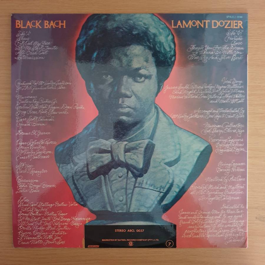 Lamont Dozier  Black Bach - Vinyl LP Record (VG+)