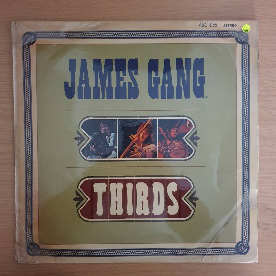 James Gang  Thirds  Vinyl LP Record (VG+)