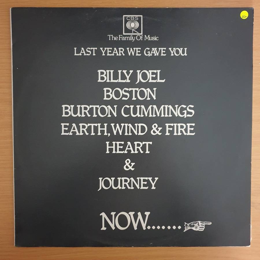 CBS Promo Album - Last Year We Brought You...  Vinyl LP Record (VG+)
