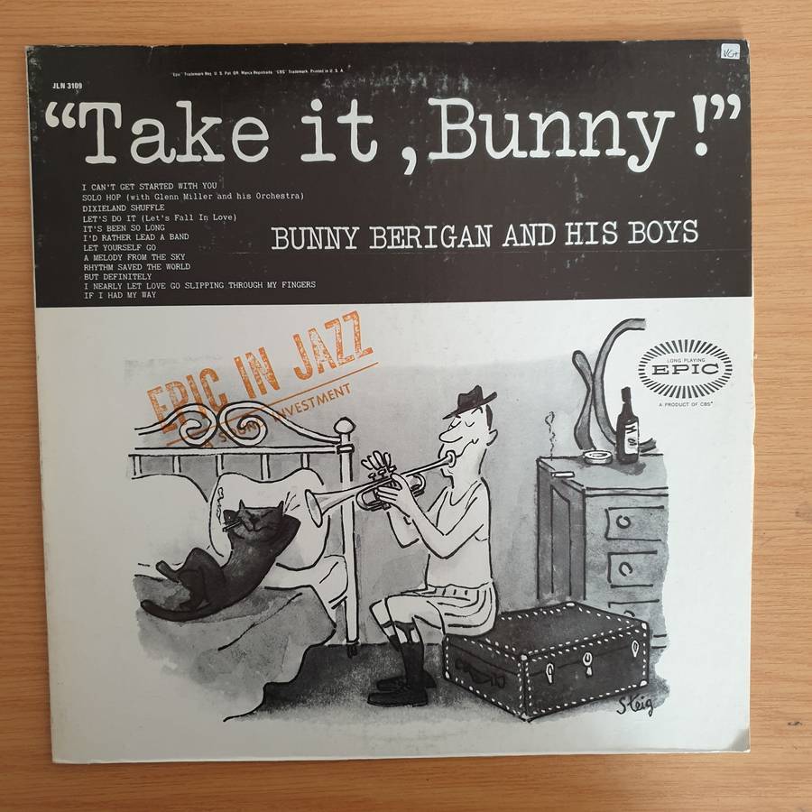 Bunny Berigan And His Boys  Take It Bunny - Vinyl LP Record  (VG+)