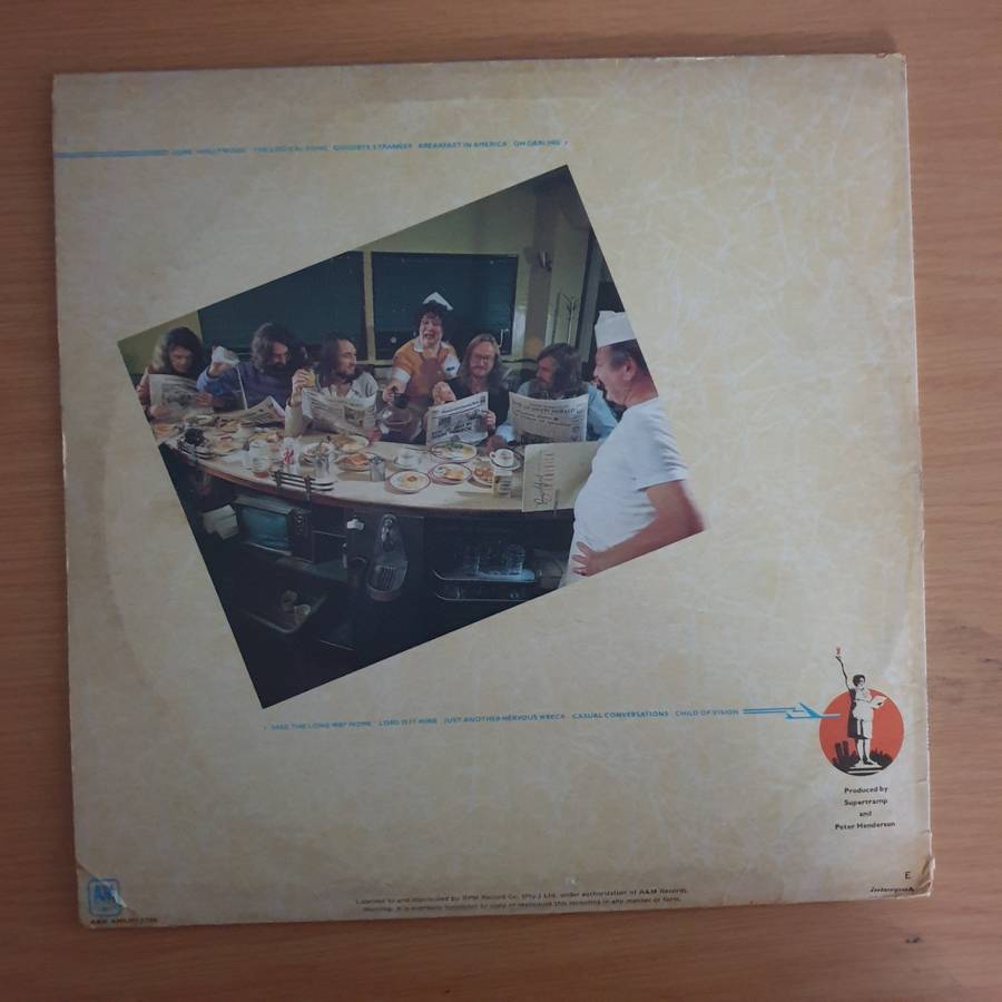 Supertramp - Breakfast In America  Vinyl LP Record (VG)