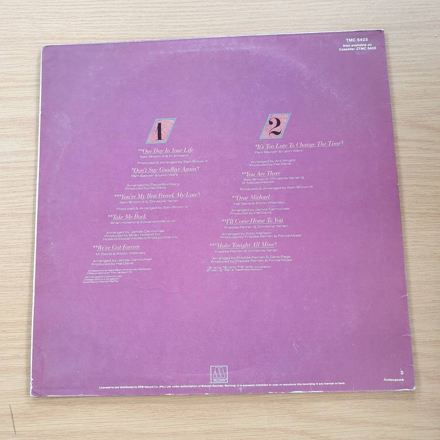 Michael Jackson  One Day In Your Life - Vinyl LP Record  (VG+)