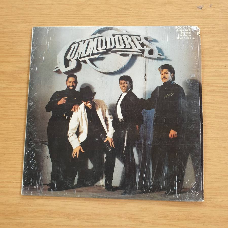 Commodores  Rock Solid  Vinyl LP Record (VG+)
