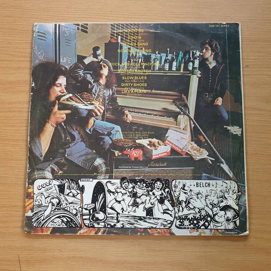 West, Bruce & Laing  Whatever Turns You On - Vinyl LP Record  (VG)
