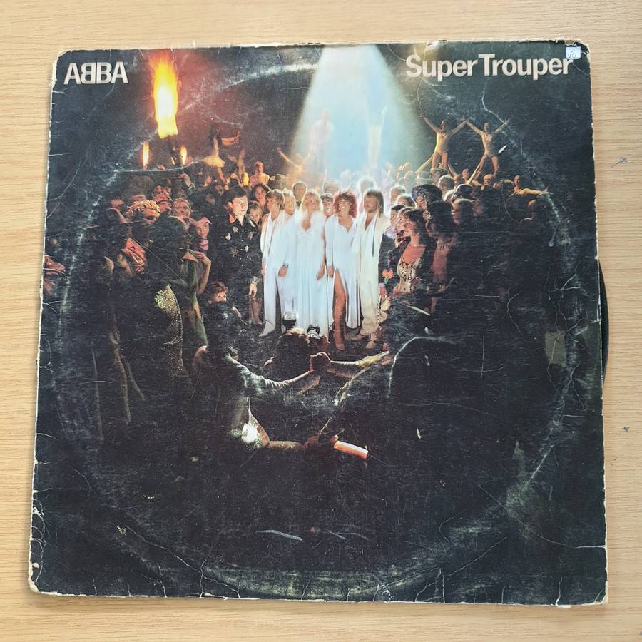 ABBA  SuperTrouper - Vinyl LP Record  (VG-)