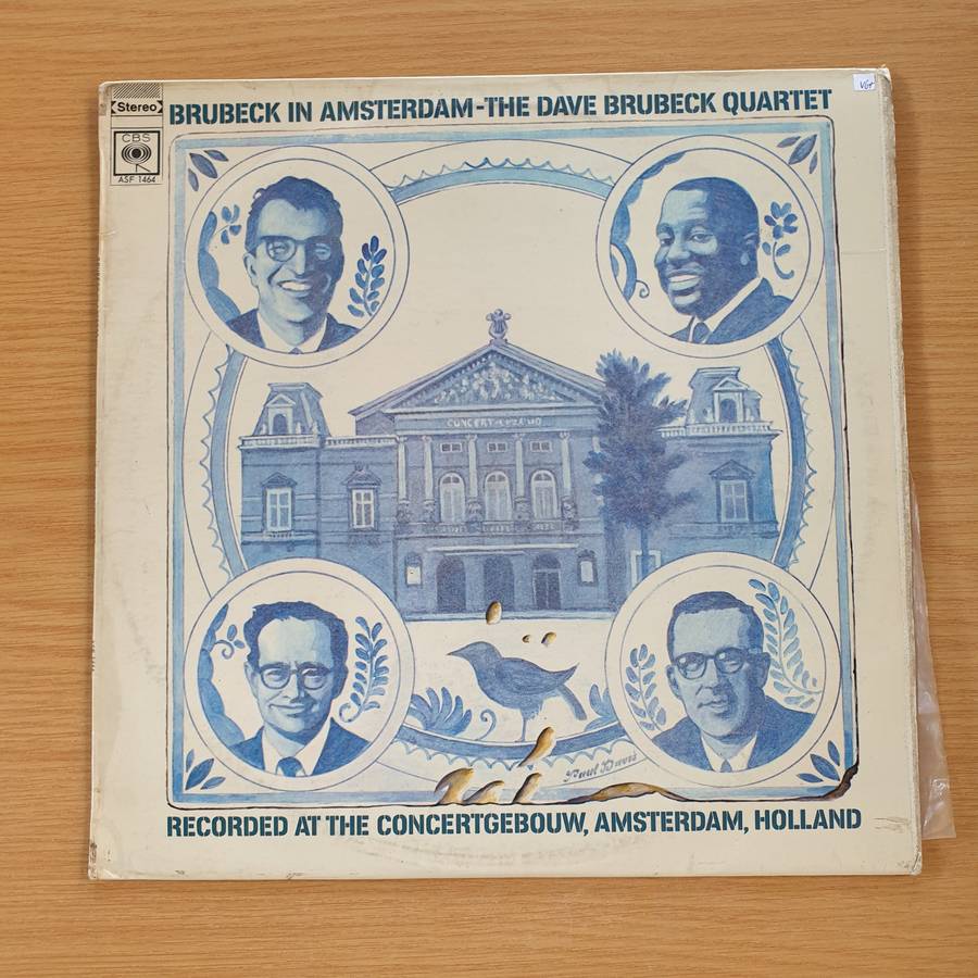 The Dave Brubeck Quartet  Brubeck In Amsterdam - Vinyl LP Record  (VG+)