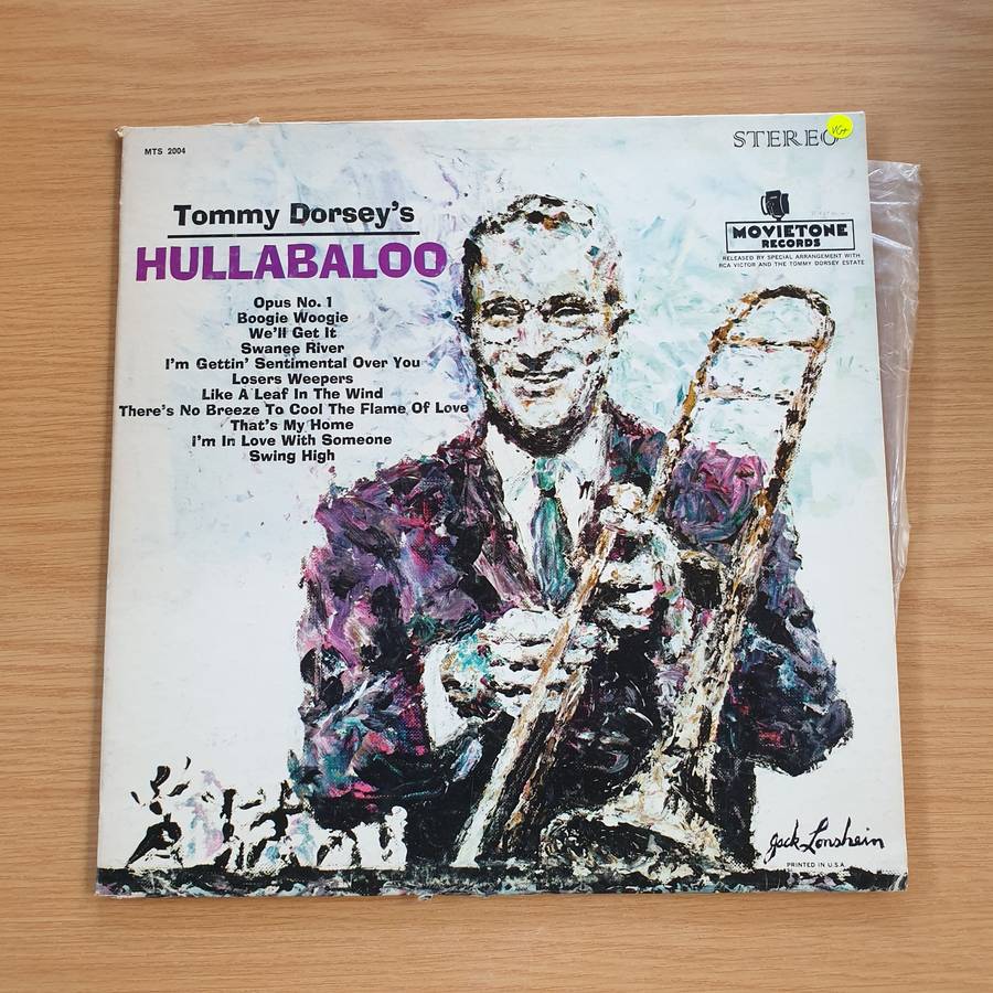Tommy Dorsey And His Orchestra  Hullabaloo  Vinyl LP Record  (VG+)