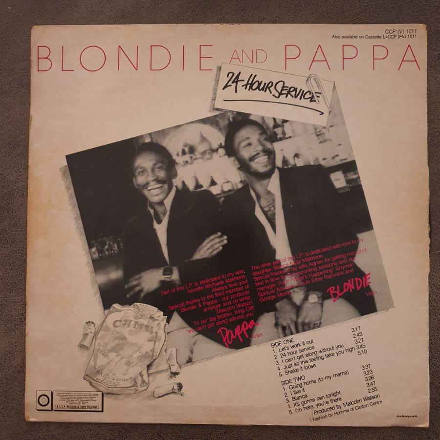 Blondie And Pappa  24-Hour Service - Vinyl LP Record (VG)