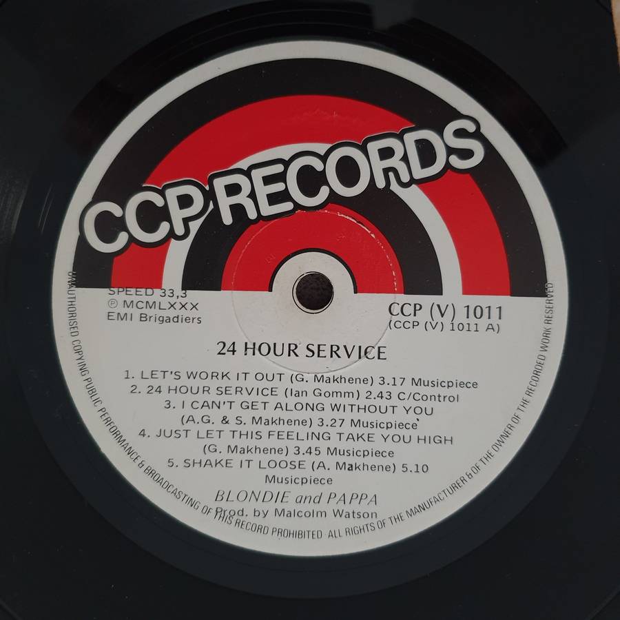 Blondie And Pappa  24-Hour Service - Vinyl LP Record (VG)