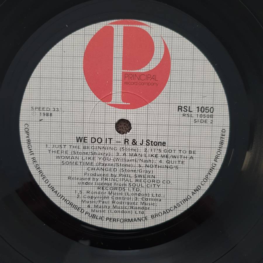 R & J Stone  Nothing's Changed - Vinyl LP Record (VG+)