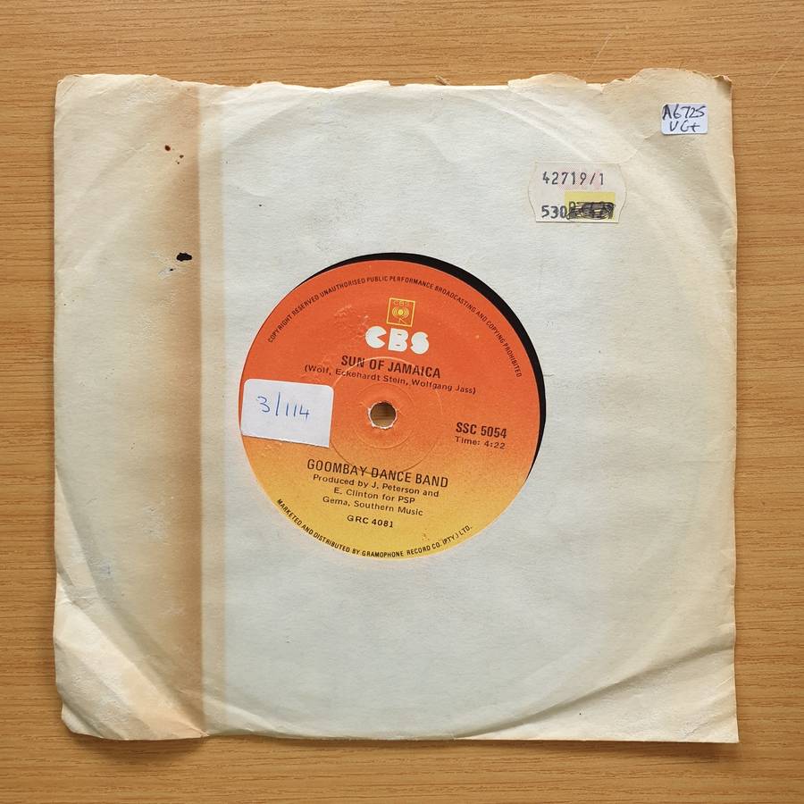 Goombay Dance Band  Sun Of Jamaica | Vinyl 7" Single | (VG+)