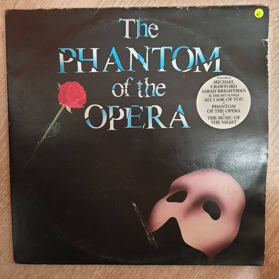 The Phantom Of The Opera -  Vinyl LP Record - Opened  - Very-Good Quality (VG)