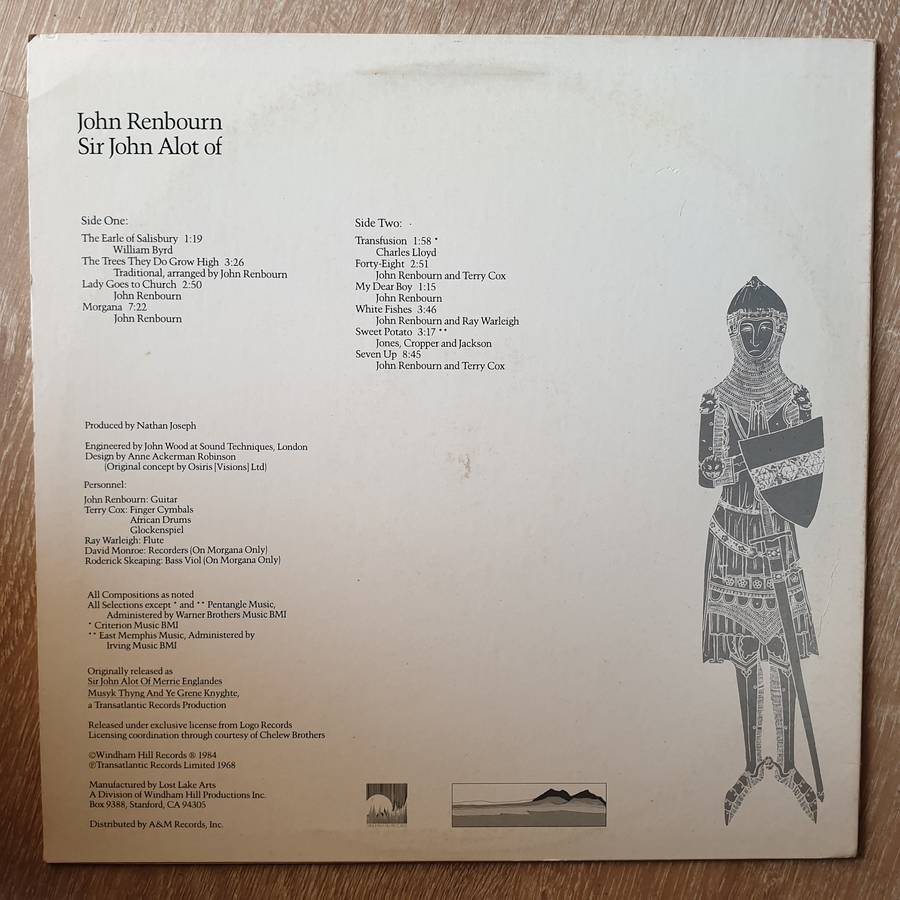 John Renbourn  Sir John Alot Of Merrie Englandes Musyk Thyng & Ye Grene Knyghte - Vin...