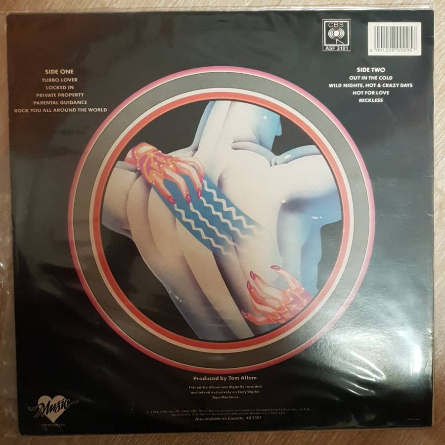 Judas Priest  Turbo - Vinyl Record - Very-Good+ Quality (VG+)