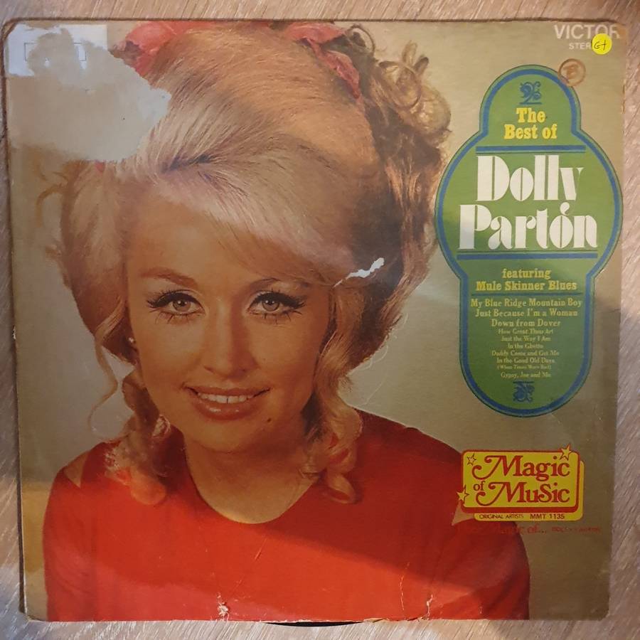Dolly Parton - The Best Of Dolly Parton - Vinyl LP Record - Opened  - Good+ Quality (G+)