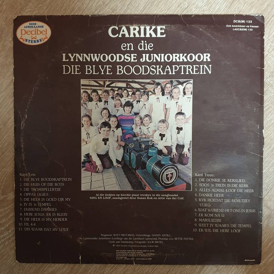 Carike Keuzenkamp - Die Blye Boodskaprein   Vinyl LP Record - Opened  - Good Quality (G)