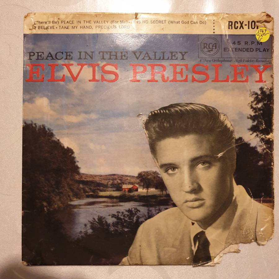 Elvis Presley  Peace In The Valley - Vinyl 7" Record - Good Quality (G)