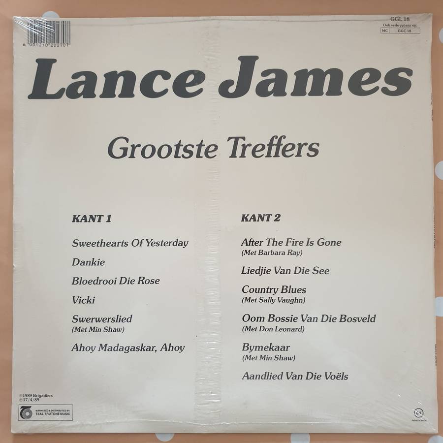 Lance James - Grootste Treffers - Vinyl Record LP - Sealed