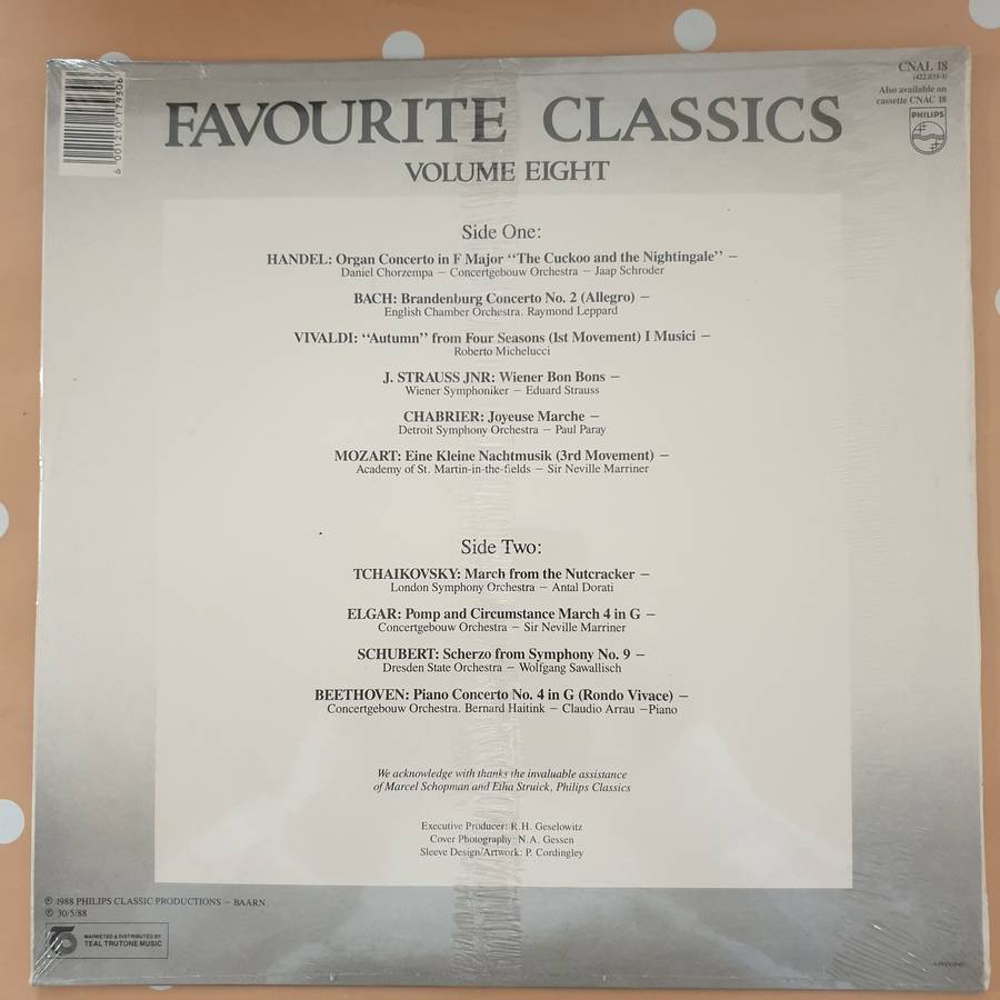 Favourite Classics - Volume Eight - Vinyl Record LP - Sealed