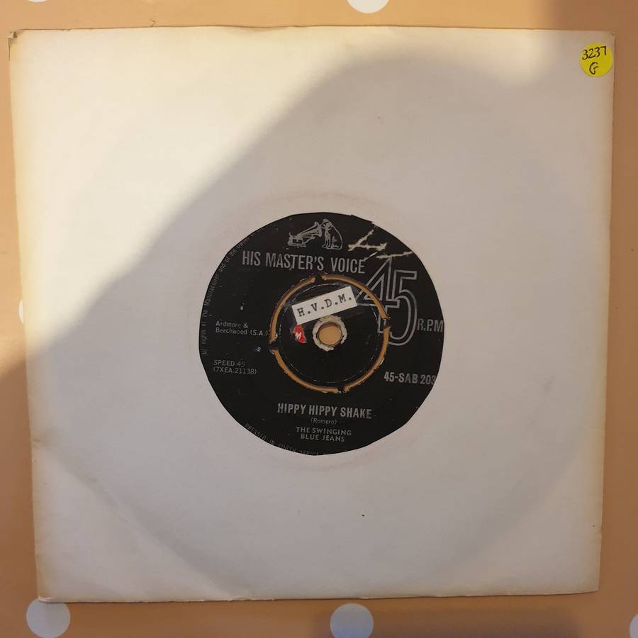 The Swinging Blue Jeans  Hippy Hippy Shake/Now I Must Go - Vinyl 7" Record - Good Quality (G)