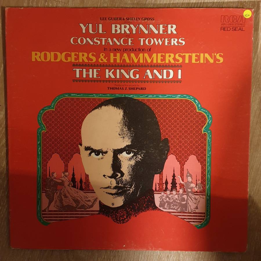The King And I  - Rodgers & Hammerstein - Featuring Yul Brynner - Vinyl LP Record - Very-Good+ Qu...