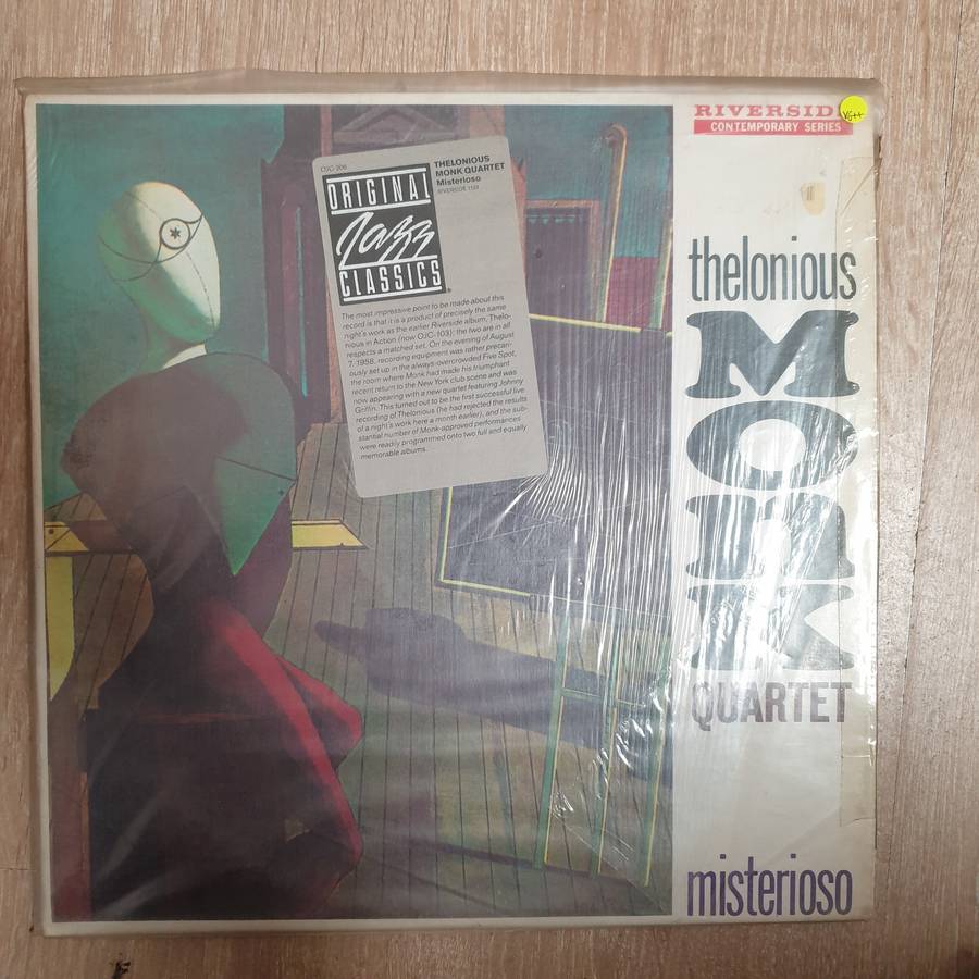 Thelonious Monk Quartet  Misterioso - Vinyl LP Record - Very-Good+ Quality (VG+)