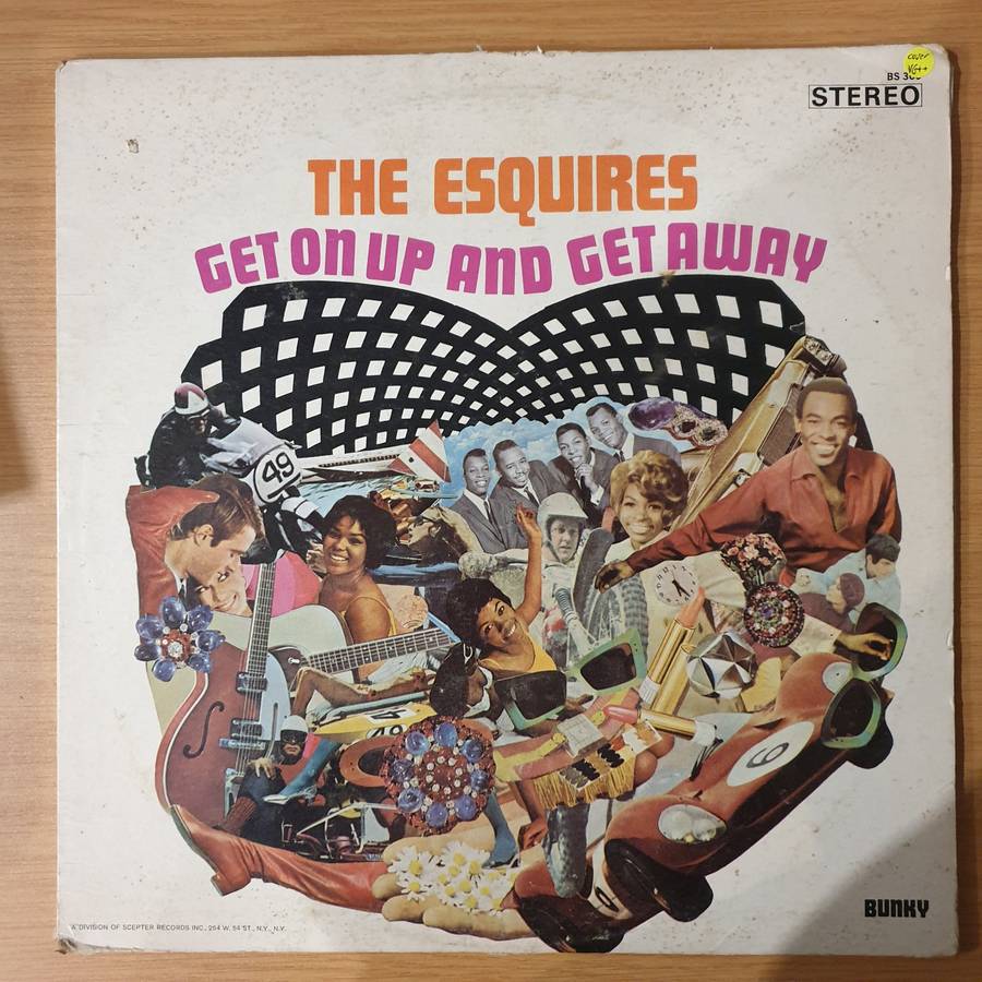The Esquires  Get On Up And Get Away - Vinyl LP Record - Very-Good+ Quality (VG+)