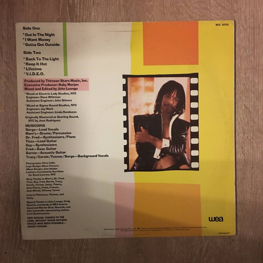 Serge Ponsar  Back To The Light - Vinyl LP Record - Sealed