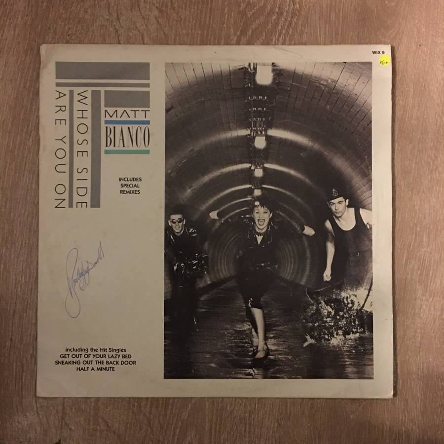 Matt Bianco - Whose Side Are You On - Vinyl LP Record - Opened  - Very-Good+ Quality (VG+)