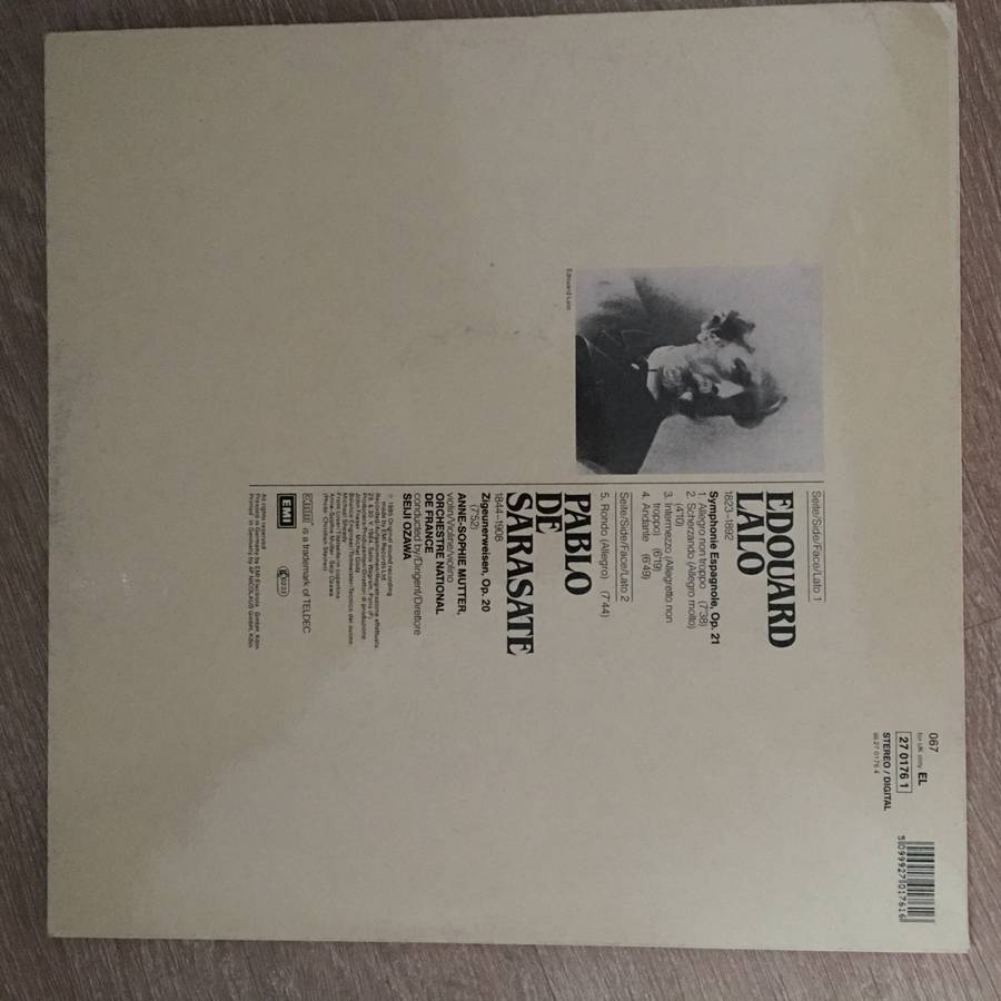 Lalo - Sarasate - Anne-Sophie Mutter / Seiji Ozawa / Orchestre National de France  Symphoni...