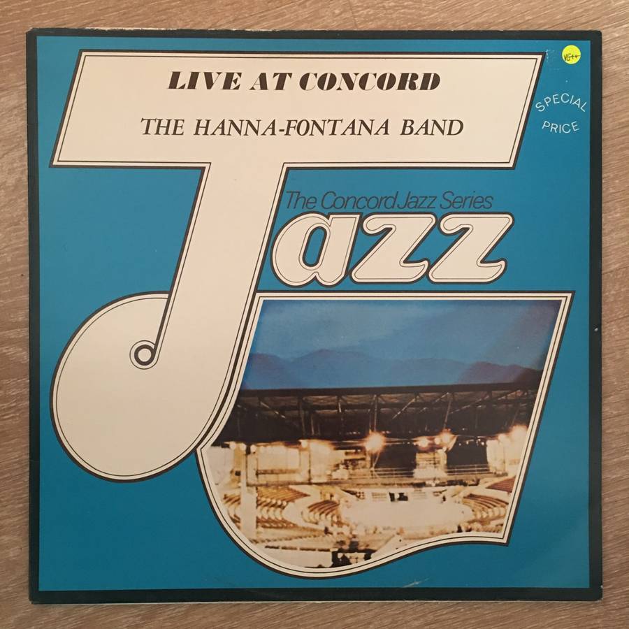 The Hanna-Fontana Band Featuring Jake Hanna And Carl Fontana  Live At Concord - Vinyl -  Vi...
