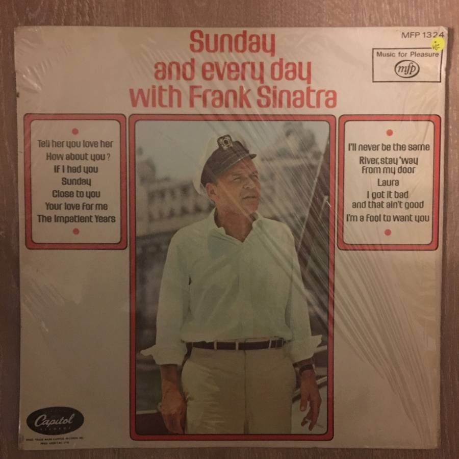 Frank Sinatra - Sunday and Every Day  - Vinyl LP Record - Opened  - Very-Good Quality (VG)