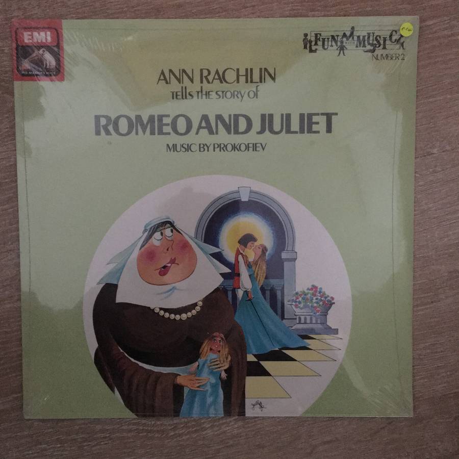 Ann Rachlin Tells The Story Of Romeo and Juliet - Music By Prokofiev - Vinyl LP Record - Sealed