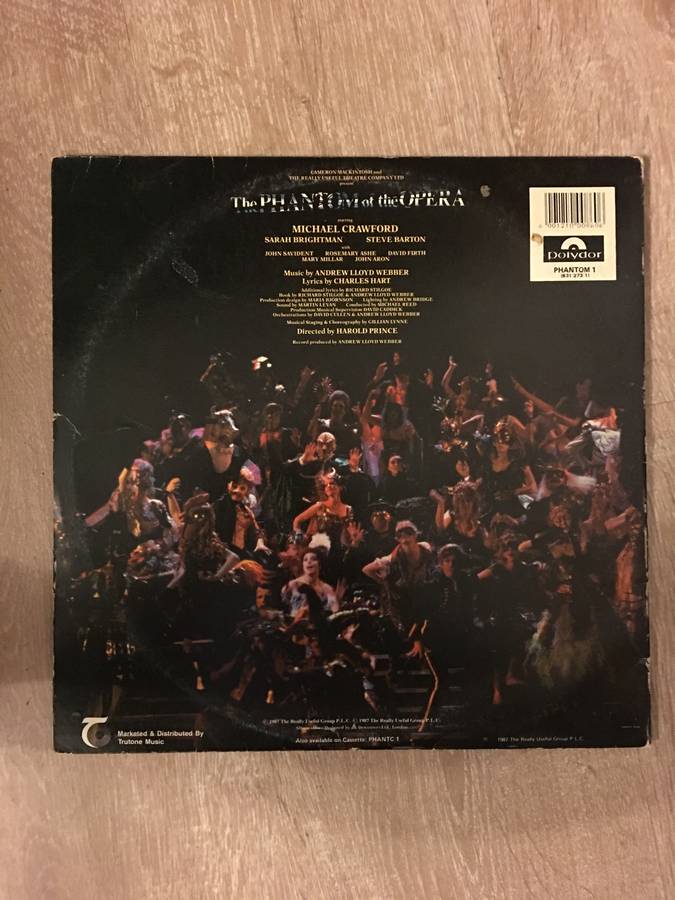 The Phantom Of The Opera -  Vinyl LP Record - Opened  - Very-Good Quality (VG)