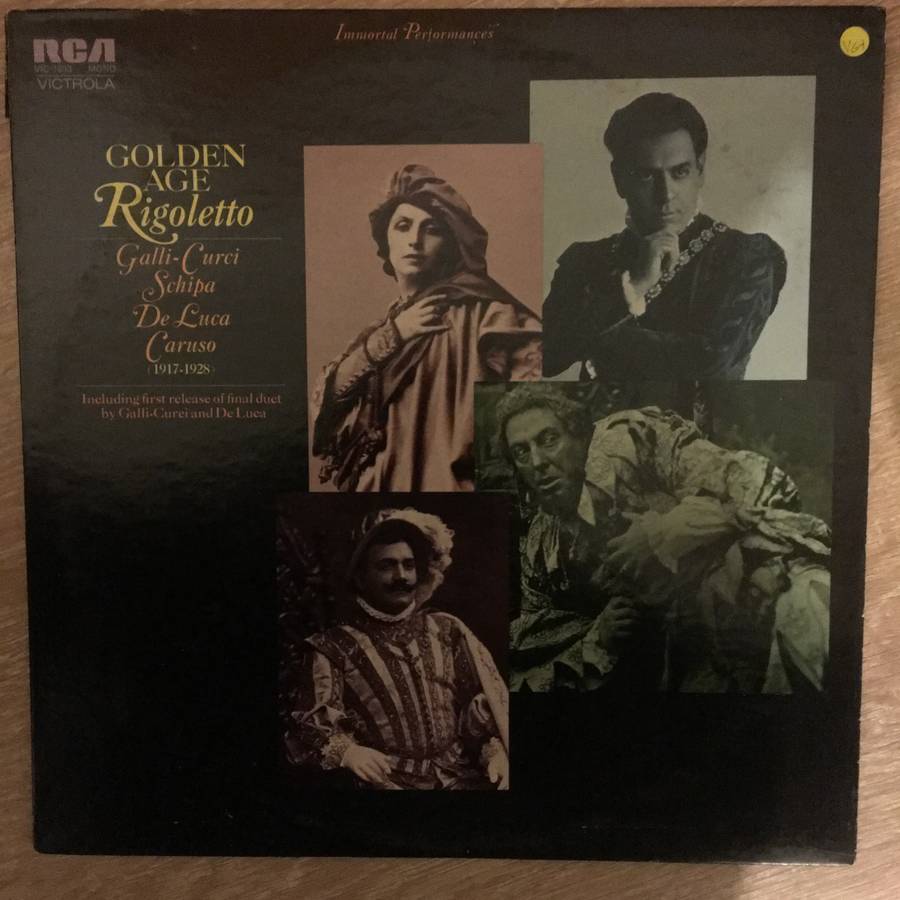Galli-Curci, Schipa, De Luca, Caruso  Golden Age Rigoletto -  Vinyl LP Record - Opened  - V...