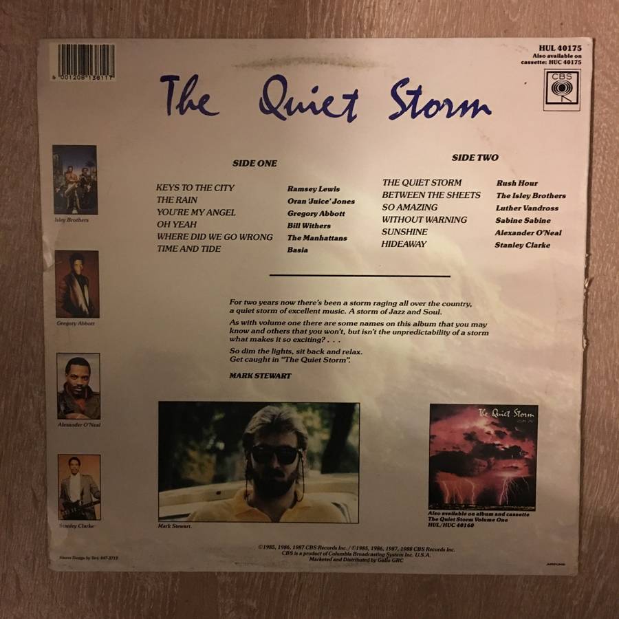The Quiet Storm- Vinyl LP Record - Opened  - Very-Good+ Quality (VG+)