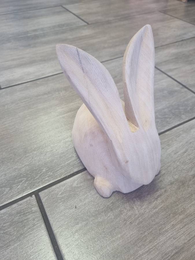 Wooden bunny