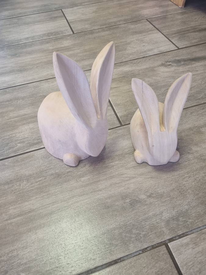 Wooden bunny